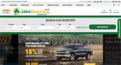 Desktop Screenshot of jakesweeneychevy.com